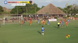 GREAT OLYMPICS  0 - 2  LEGON CITIES  -  2023/24 GHANA PREMIER LEAGUE