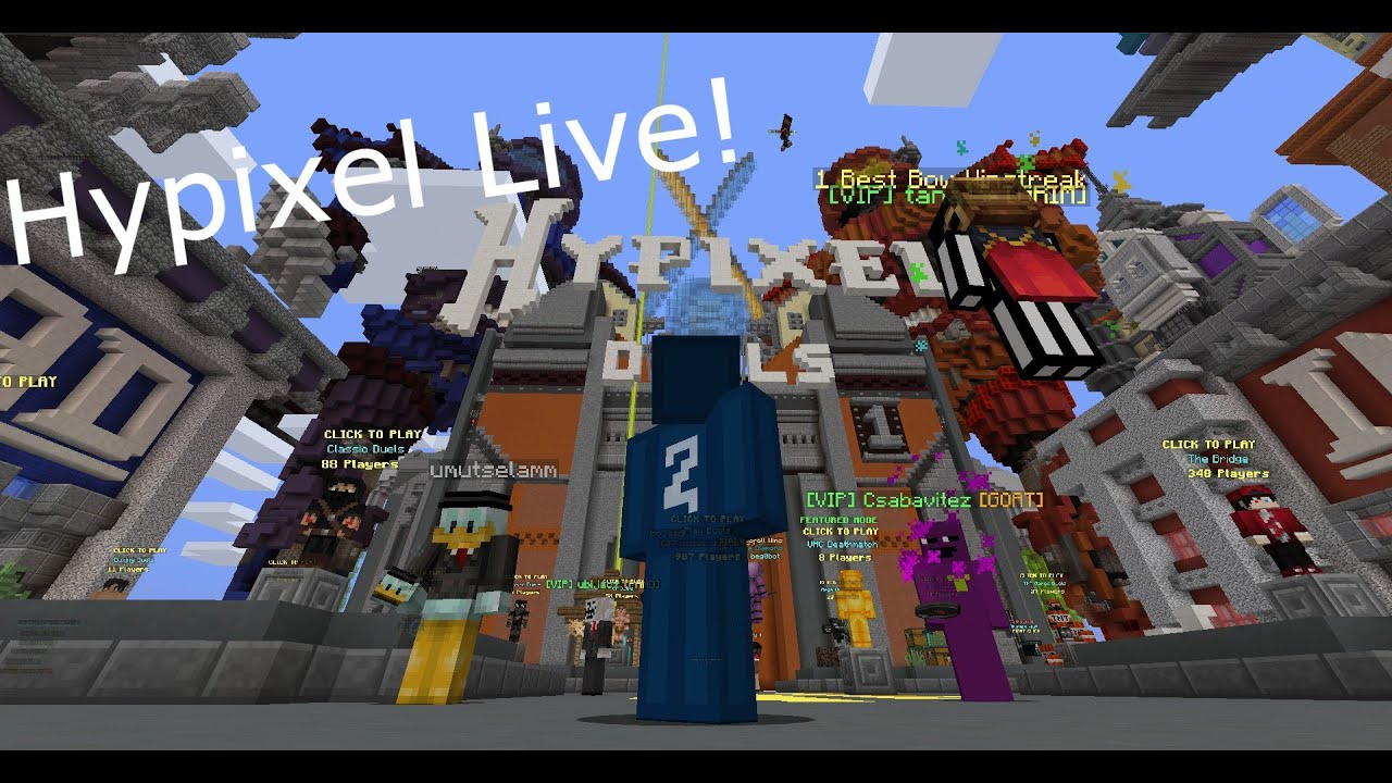 Minecraft Hypixel Live Youtube