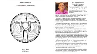 Funeral of Susan Kay Snuggerud (nee Wegehaupt)