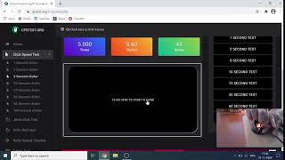 9.8 Clicks Per Second || 5 seconds click Test