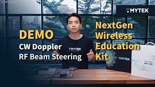 Demo RF Beam Steering \u0026 CW Doppler by NextGen Wireless Education Kit  | 2024 Webinar | TMYTEK