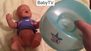 Zapf Creations Baby Born Boy Doll Morning Routine with Feeding, changing, and Potty Training