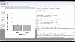 Using R to create a barplot with SEM error bars