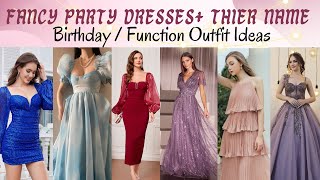 Best PARTY OUTFITS with their Name😍 || Birthday Outfit Ideas || Outfit For Girls \u0026 Women #trending