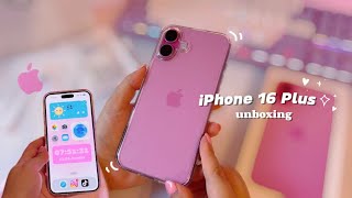 Unboxing📦 iPhone 16 Plus (128GB) + Accessories + Camera Test 📸💗