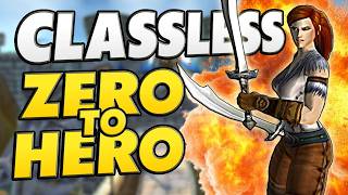 They Added DK abilites to Classless! - Zero to Hero Grimfall WoW