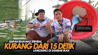 LUNGLEP !! GAK BUTUH WAKTU LAMA SIKAT RATUSAN EKOR IKAN PAKE UMPAN VIRAL || Am#407