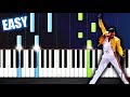 Queen - We Are The Champions - EASY Piano Tutorial by PlutaX
