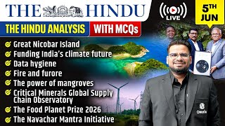 The Hindu Analysis | 5th June 2026 | The Hindu Newspaper - Practice Questions | Prashant Sir