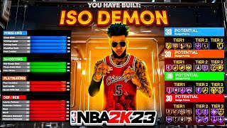 MY NEW "ISO DEMON" BUILD IS A DEMIGOD IN NBA2K23!! BEST BUILD NBA2K23
