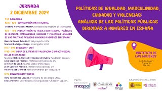 Políticas de igualdad, masculinidad,cuidados y violencias:análisis