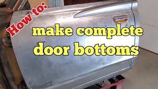 How to make complete door bottoms