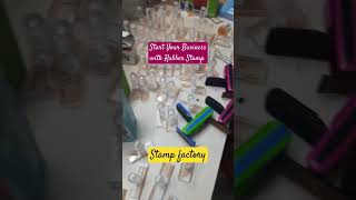 Stamp Making at Home | self inking Stamp | #stamps #viral #shorts