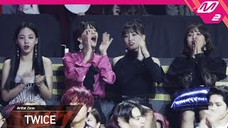 [2018MAMA x M2] 트와이스(TWICE) Reaction to 방탄소년단(BTS)'s Performance in HONG KONG