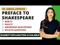 Preface To Shakespeare by Samuel Johnson | Literary Criticism | Sunaina Jethani