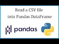 How to Read a CSV file into a Pandas DataFrame | Pandas Tutorial for Beginners