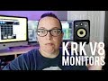 KRK V8 V Series Monitors S4 | Beat making Studio Speakers Review