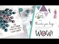 WOW! Embossing Powder Catherine Pooler Thank You Hop #wowembossingpowder #catherinepoolerdesigns