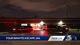 Four inmates escape minimum security facility in Ohio