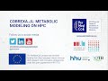 cobrexa.jl metabolic modeling on hpc by miroslav kratochvil ismb eccb 2021