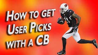 How to Get User Picks with Cornerbacks | Madden 16 Tip