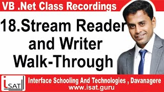 18. Stream Reader and Writer Walk-Through