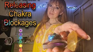 Unblock Your Chakras | Reiki ASMR | Whispers, hand movements, gemstone healing 💎✨