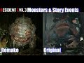 RE3 Monster Types & Story Events Comparison (So Far) - Resident Evil 3 Remake vs Original