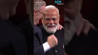 #shorts Modi Mania: Anthony Albanese welcomes India's Narendra Modi in rock-star Sydney reception