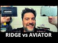 RIDGE wallet vs AVIATOR Wallet.  Minimalist Wallets compared! [444]