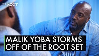 Malik Yoba Storms Off Set After Being Pressed on Allegations of Soliciting Sex From a Minor