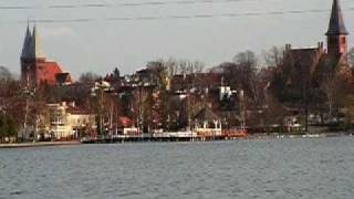 Ostróda Osterode-Stadt panorama am Drewenzsee.