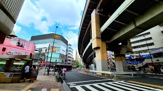 【4K】三軒茶屋から渋谷までひたすら歩く Walk towards Shibuya 2020.07