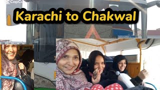 karachi to chakwal 🚍 Punjab mai sardi bohat hai 😃🤩 |Masooma Family Vlog's