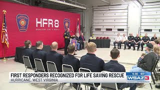 First responders recognized for life saving rescue