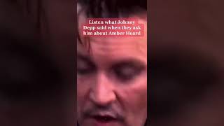 Listen What Johnny Depp Says When They Ask About Amber Heard