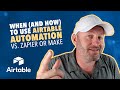 When (and how) to use Airtable Automation vs. Zapier or Make