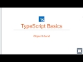 TypeScript Basics | 15 Object Literal