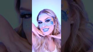 makeup inspired by dory 🐟 #makeup #makeuptutorial #findingnemo #findingdory #makeupshorts