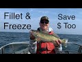 BEST Way To Freeze Walleye, Fillet & Freeze