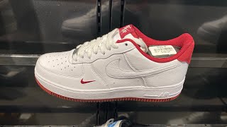 Nike Air Force 1 ‘07 LV8 “Mini Swoosh Pack - White Team Red” - Style Code: HM9483-100