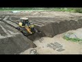 Incredible Showing Dozer Failure In Water And Technical Skills Helping By Dozer Mov Sand Into Water