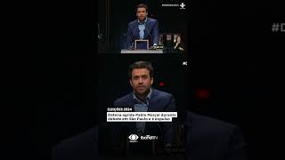 Datena agride Pablo Marçal durante debate em São Paulo e é expulso