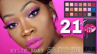 KYLIE 21 BIRTHDAY COLLECTION Review + Tutorial + Swatches | Maya Galore