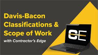 Getting Davis Bacon Right Classifications & Scope of Work Explained