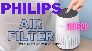 PHILIPS AIR FILTER AC0820 - BIGGER THAN YOU THINK - AND DONT FORGET TO UNPACK IT! EBAY PURCHASE