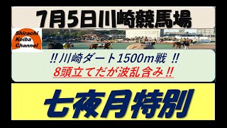 【競馬予想】七夜月特別2022年7月5日 川崎競馬場