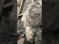 hand carved bespoke marble ultraman statue