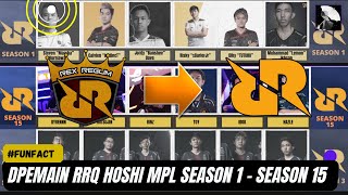 DAFTAR ROSTER RRQ HOSHI DARI MPL SEASON 1 HINGGA MPL SEASON 15