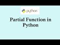 Python programming tutorials | Using partial functions in Python